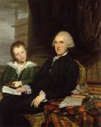Charles Willson Peale painted by Charles Willson Peale oil painting on canvas